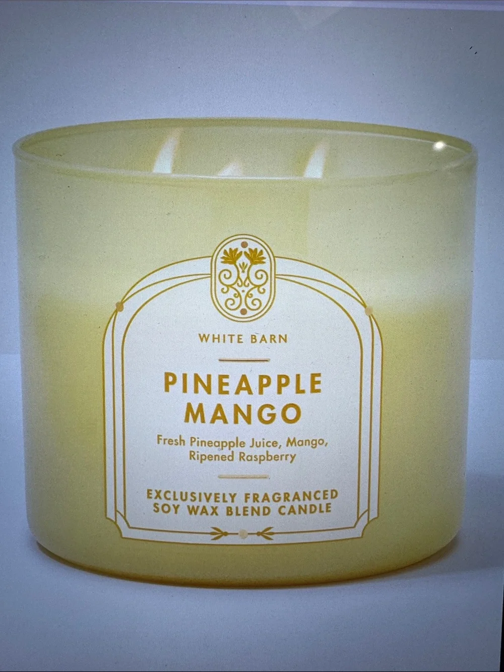 White Barn Pineapple Mango 3 Wick